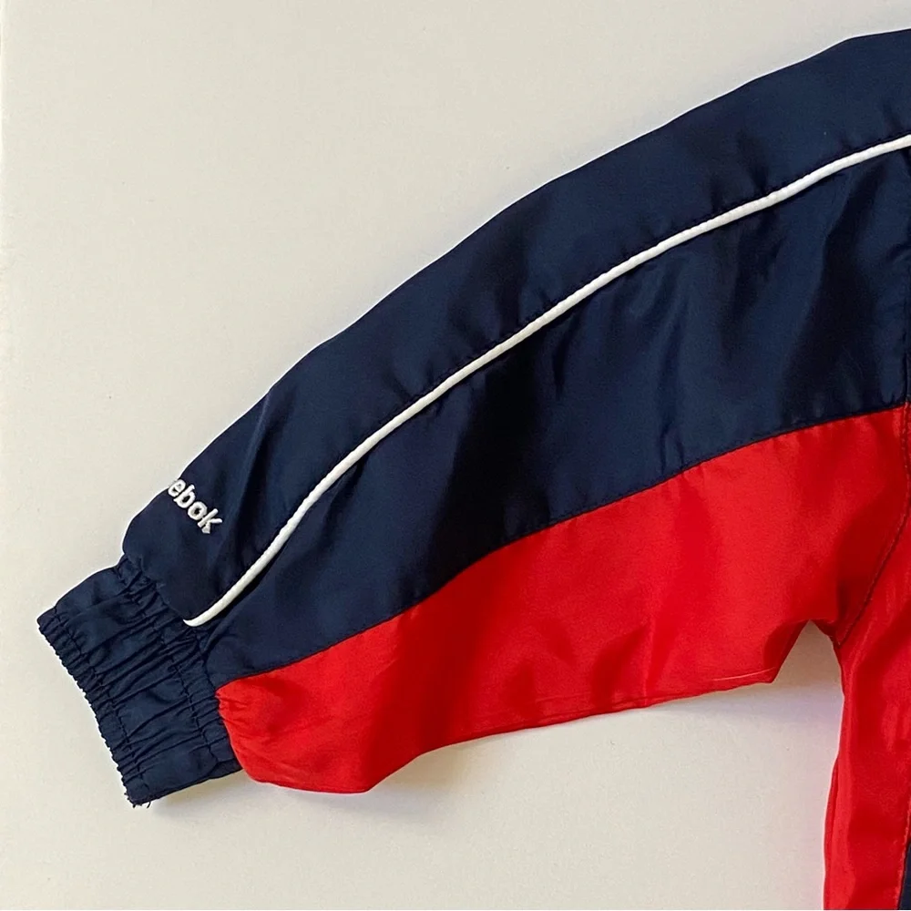 New England Patriots Jacket Size 2T Reebok 24 Months Lined Full Zip Football EUC